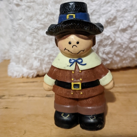 Vintage Thanksgiving candle set Native people and PILLgrams. - Picture 8 of 8